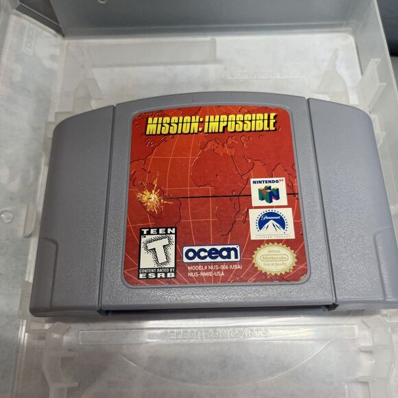 Mission Impossible Nintendo 64 N64 Video Game Retro Tom Cruise W Case - Picture 5 of 8